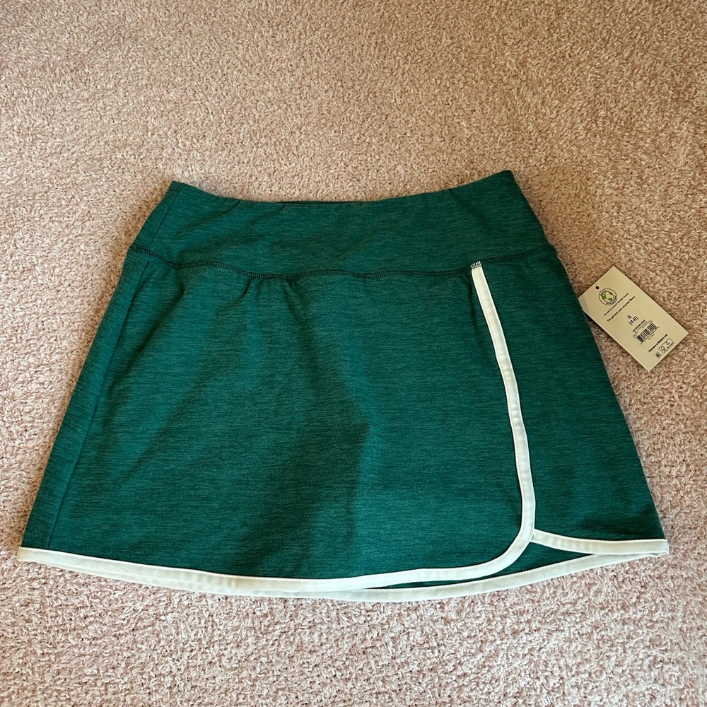 Athletic Works Teal Mini Skirt with White Trim